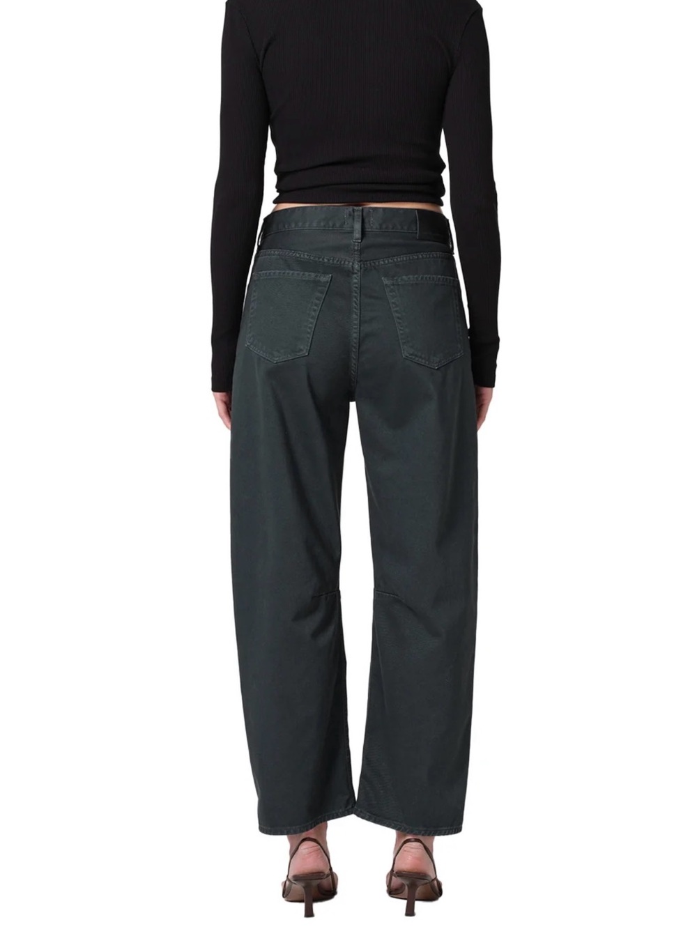Citizens of Humanity Miro Relaxed Jeans in Washed Black - Picture 4 of 10